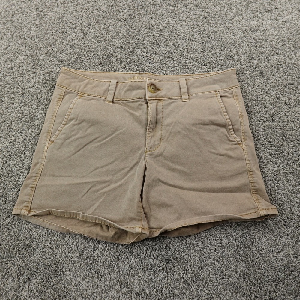 American Eagle Outfitters Beige/Tan Women's Bermuda Shorts